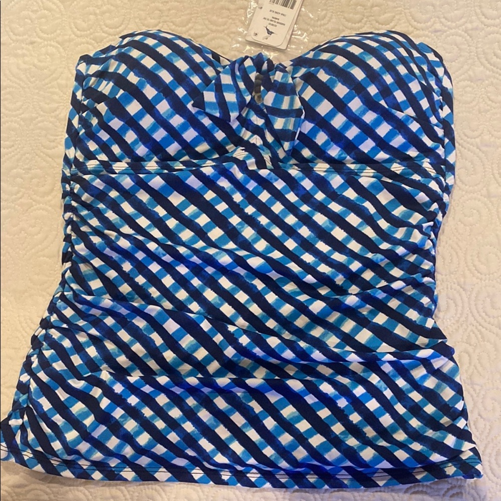 Tommy Bahama Harbor Island Bandini tankini top size small nwt
